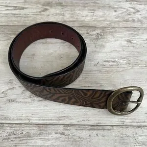 HOBO LEATHER BELT EUC M Hobo Brand Lime Green Leather Belt 39 main image 4